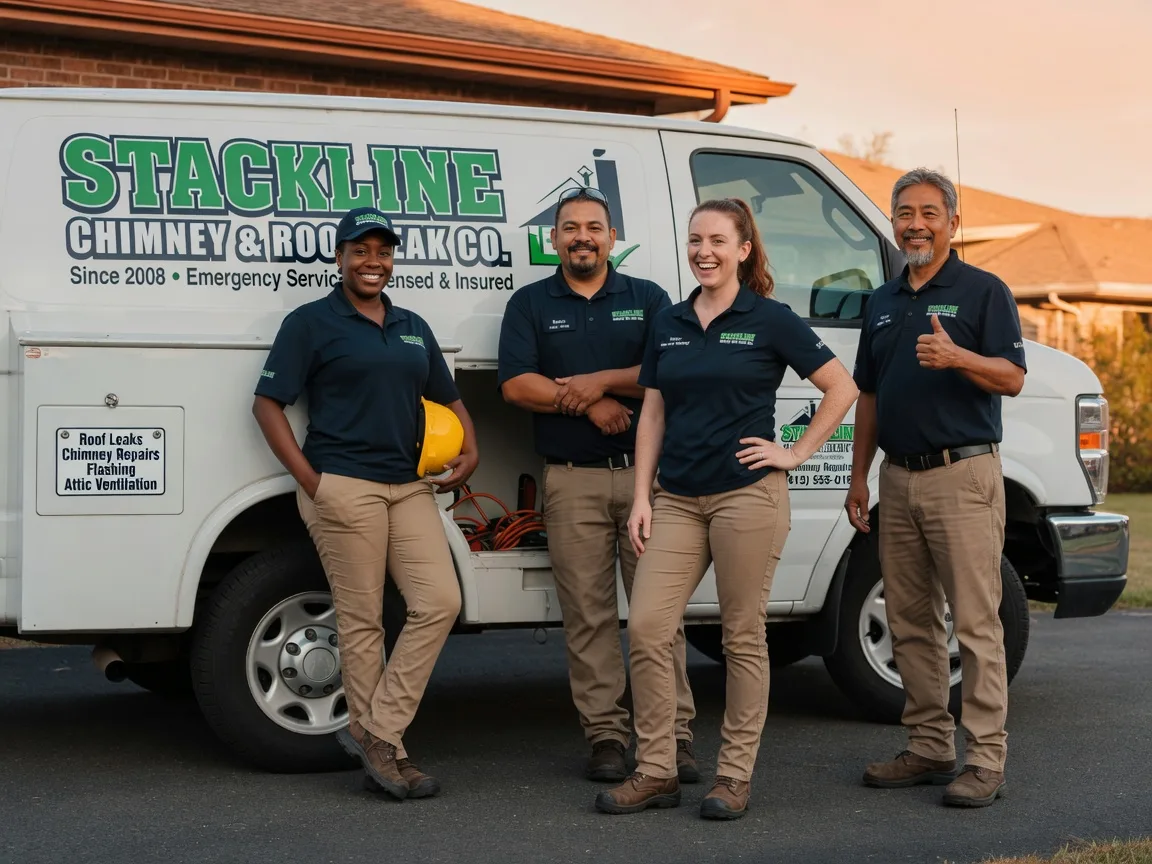 Chimney flashing repair company in Hudson, SD